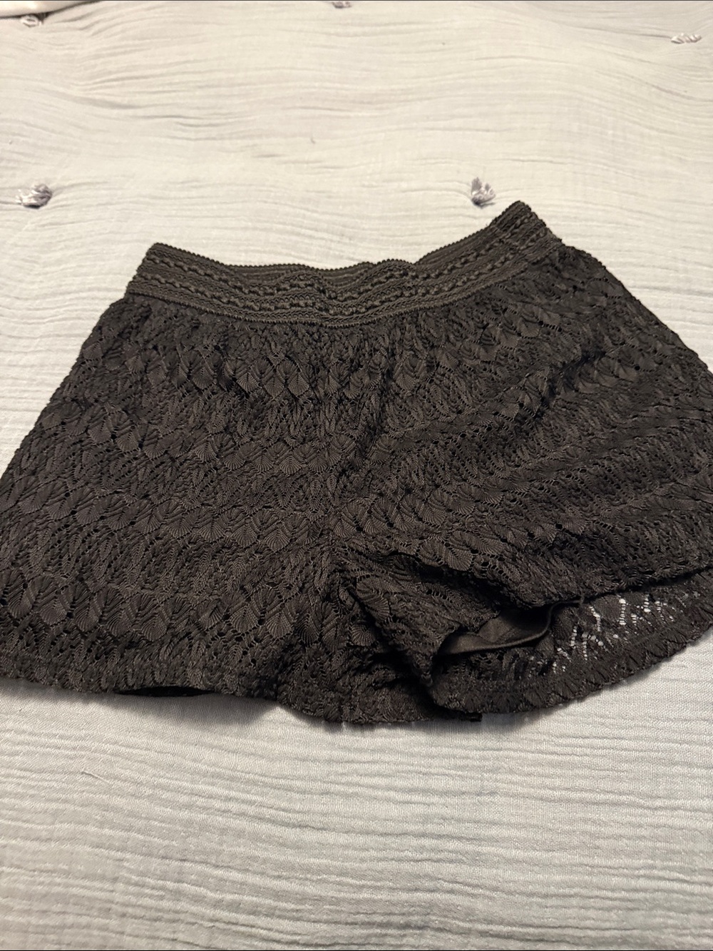 Joe B Black Lace Skort Shorts